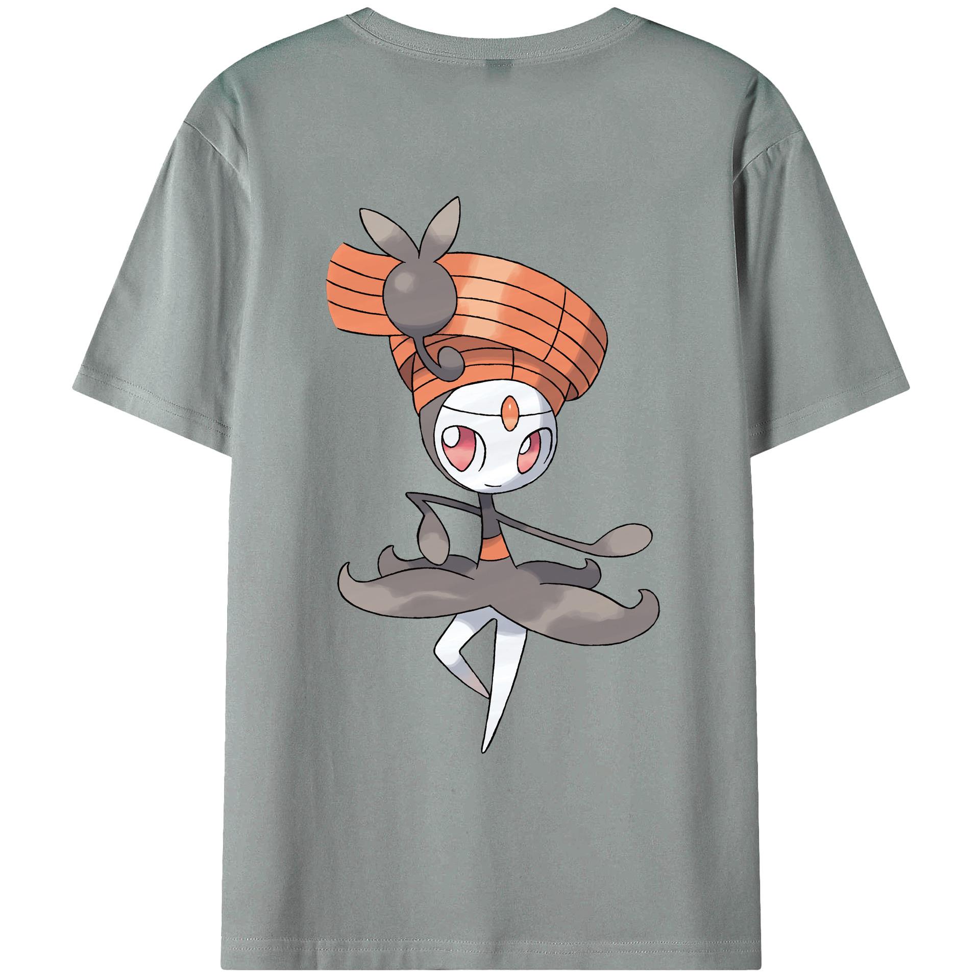 （画像用） ポケットモンスター Pokémon 綿100％ メンズ半袖Tシャツ（バックプリント） 通気性